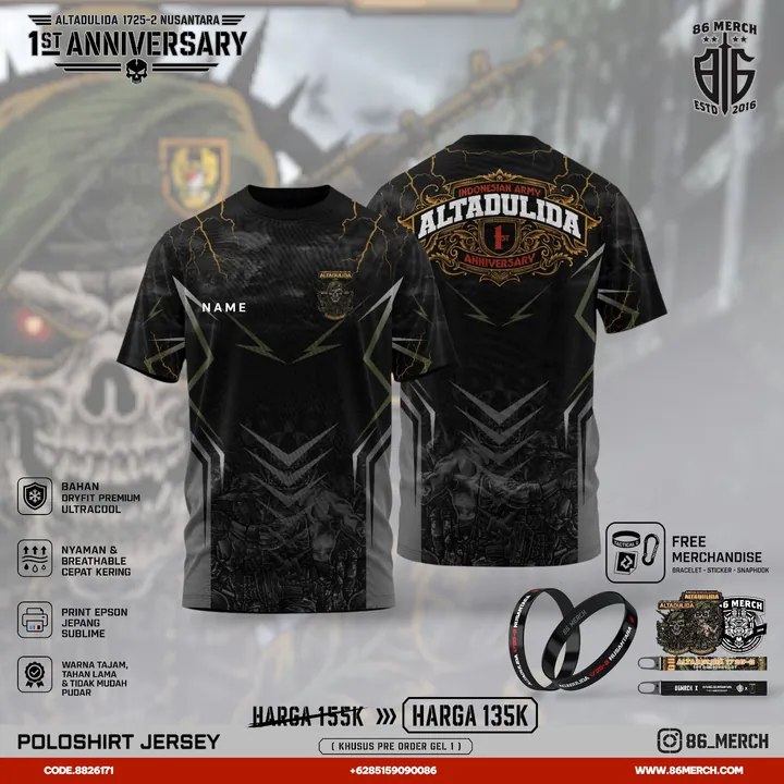 JERSEY PDL ALTADULIDA 1Th ANNIVERSARY