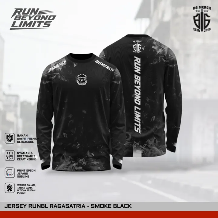 JERSEY RUNBL RAGASATRIA- SMOKE BLACK