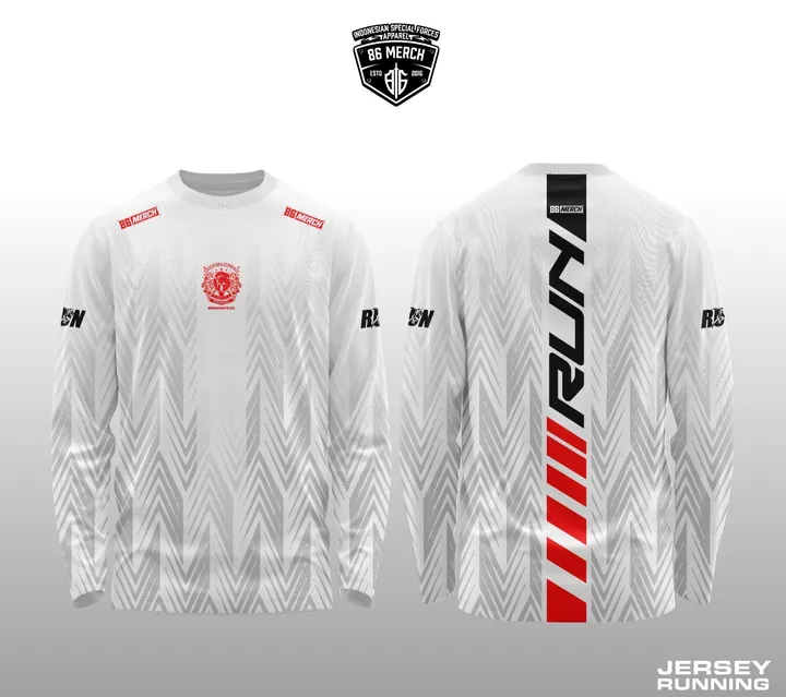 JERSEY RUNING GASENDRA SENOPATI PUTIH