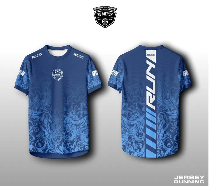 JERSEY RUNING JIWARAGA NUSANTARA BIRU