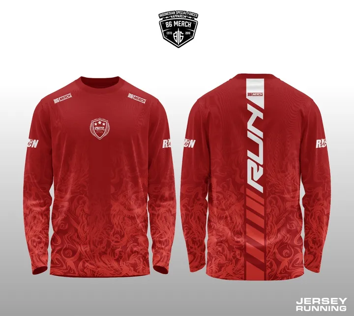 JERSEY RUNING JIWARAGA NUSANTARA MAROON