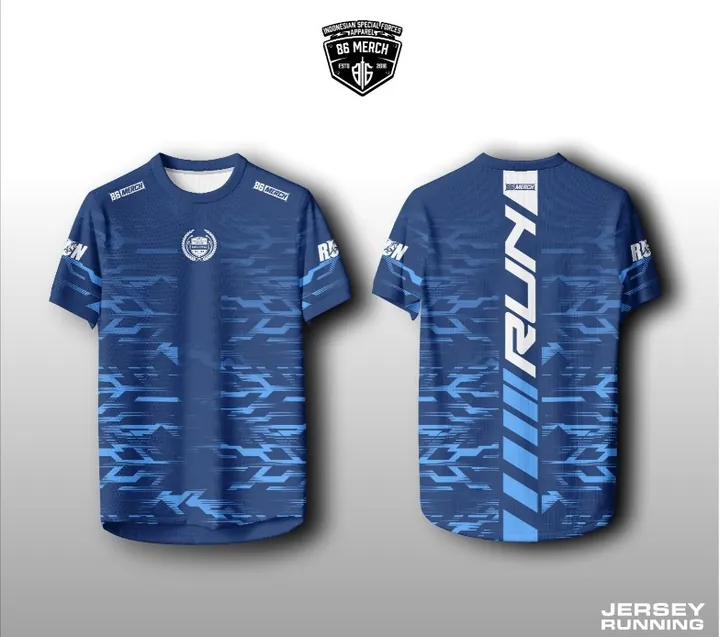 JERSEY RUNING LOYALITAS NUSANTARA BIRU
