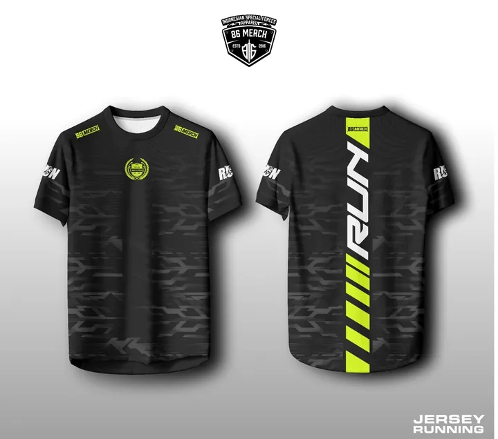 JERSEY RUNING LOYALITAS NUSANTARA HITAM.