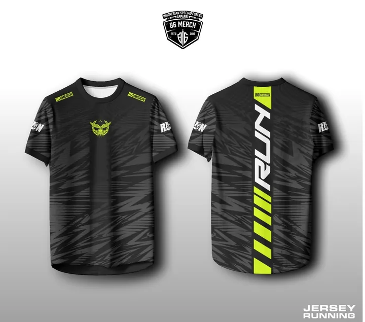 JERSEY RUNING NAGENDRA GAJASORA HITAM.