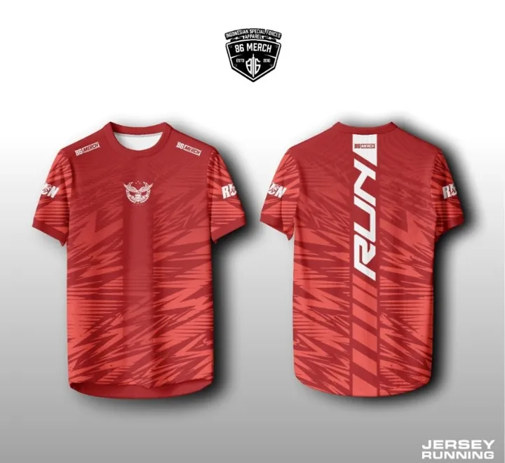 JERSEY RUNING NAGENDRA GAJASORA MAROON.