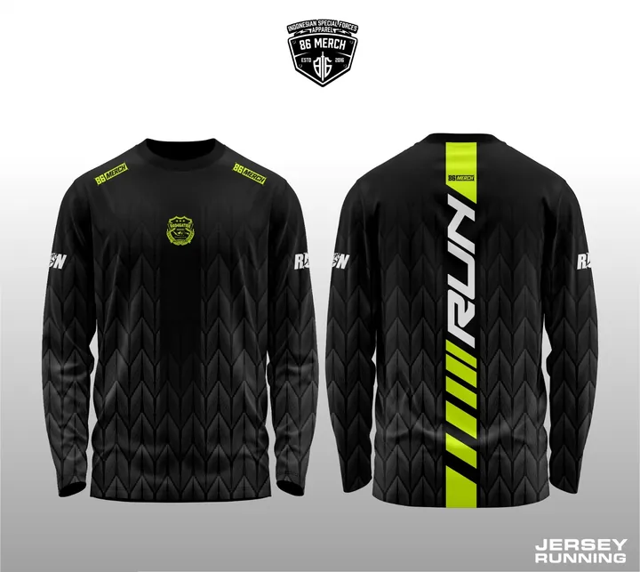 JERSEY RUNING RAGASATRIA HITAM