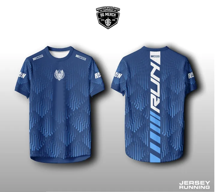JERSEY RUNING RASENDRIYA GARDAPATI ADHIGANA BIRU