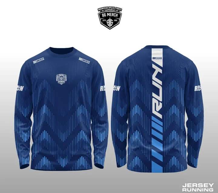 JERSEY RUNING SAILENDRA MAHESA GALA BIRU