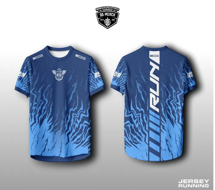 JERSEY RUNING SATYA WISESA BIRU