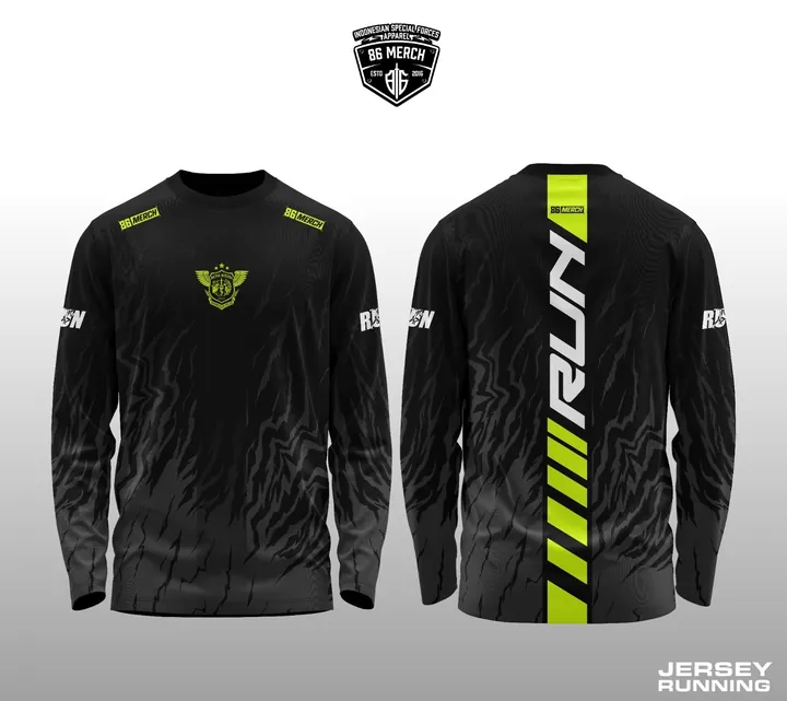 JERSEY RUNING SATYA WISESA HITAM