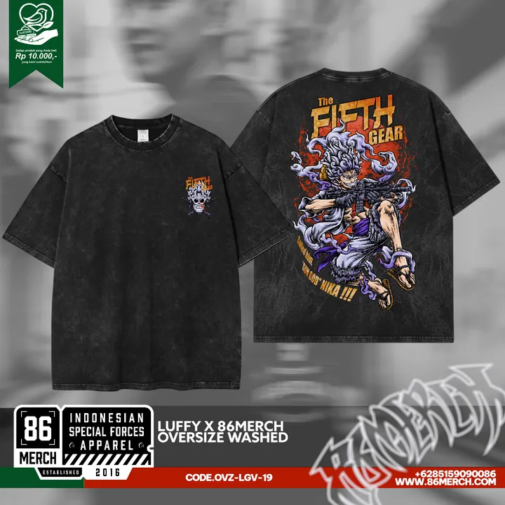 LUFFY THE FIFTH GEAR - TSHIRT TSH-OVS-19