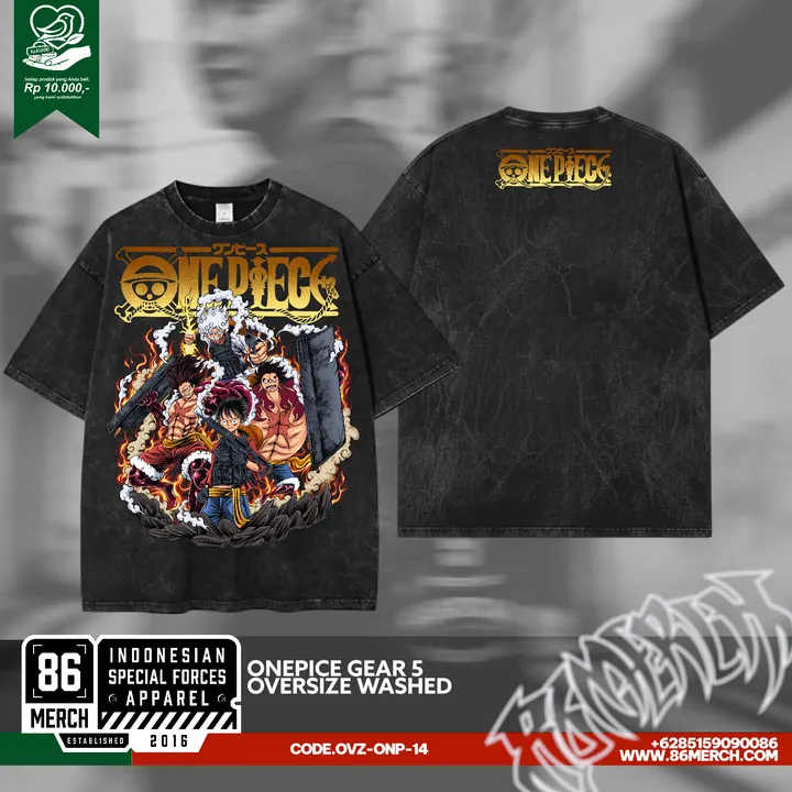ONE PIECE OVERSIZE GEAR 5 TSH- OVS-ONE-14