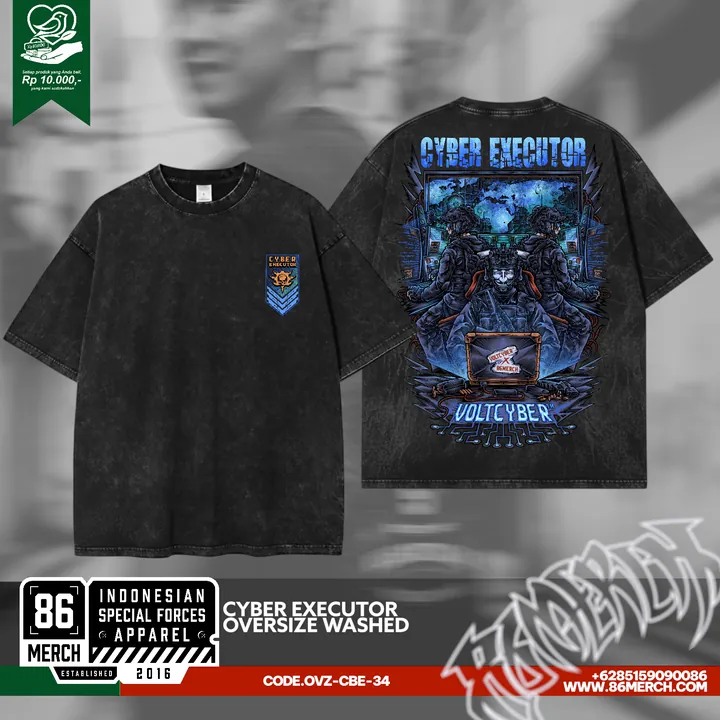OVERSIZED WASHED CYBER EXECUTOR