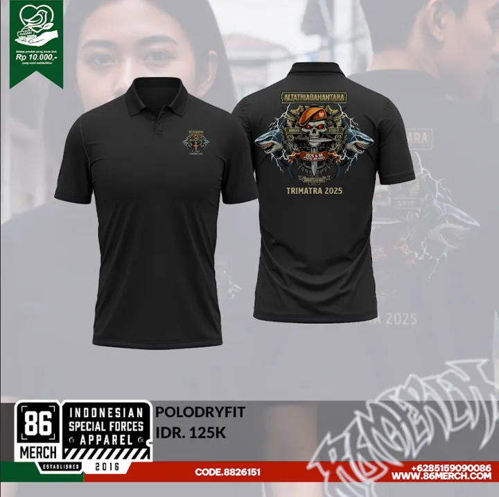 POLO DRYFIT ALTATRIAGANANTARA NUSANTARA (close po min order 12 pcs, bisa chat admin)
