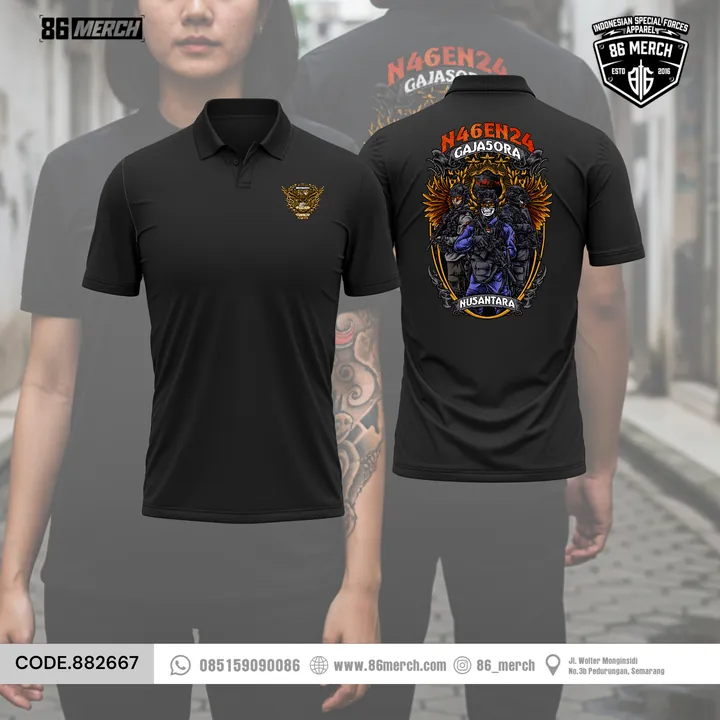 POLO DRYFIT NAGENDRA COMBATLINE (close po min order 12 pcs, bisa chat admin)