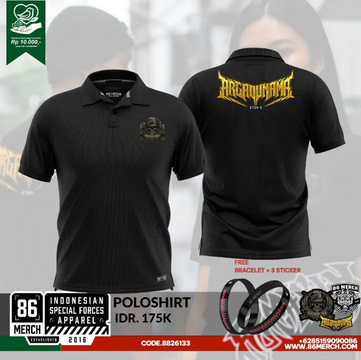 POLOSHIRT ARGADUNAMA NUSANTARA (close po min order 12 pcs, bisa chat admin)