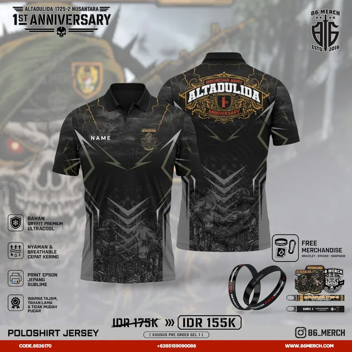 POLOSHIRT JERSEY ALTADULIDA 1 Th ANNIVERSARY