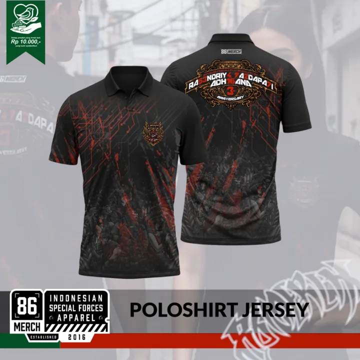 POLOSHIRT JERSEY RA53NDRIY4 9A2DAPA7I ADH16ANA 3TH ANNIVERSARY