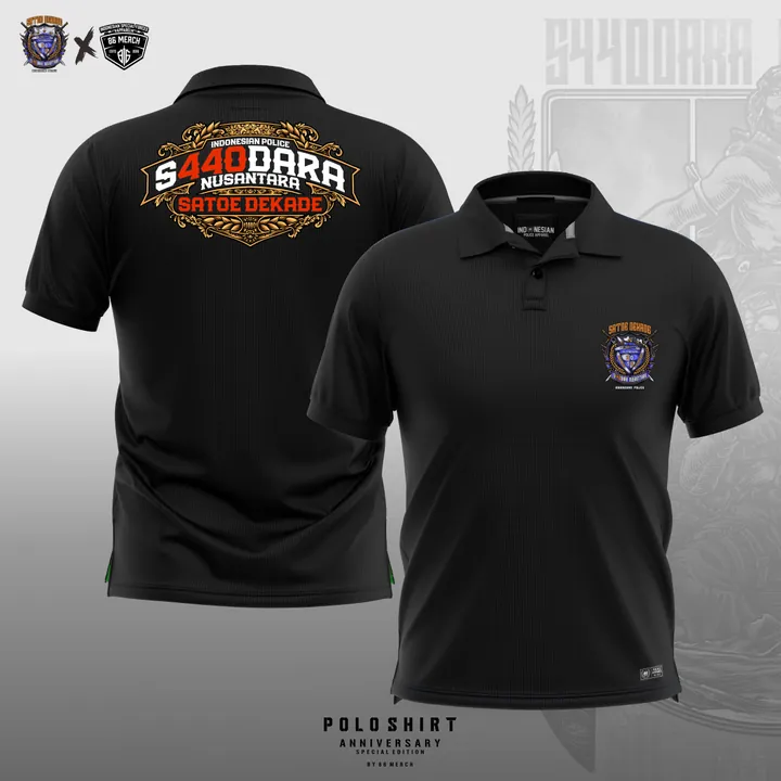 POLOSHIRT S440DARA 10th ANNIVERSARY (close po min order 12 pcs, bisa chat admin)