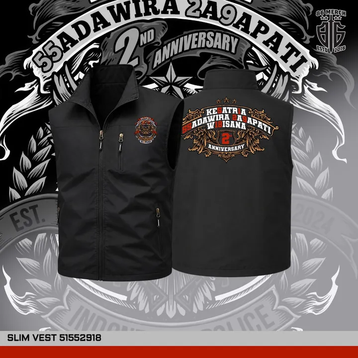 SLIM VEST KESATRIA SADAWIRA 2 Th ANNIV