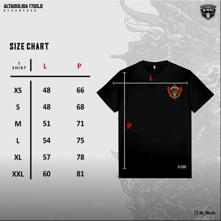 T-SHIRT ALTADULIDA 1725.2 NEW LOGO (882622)