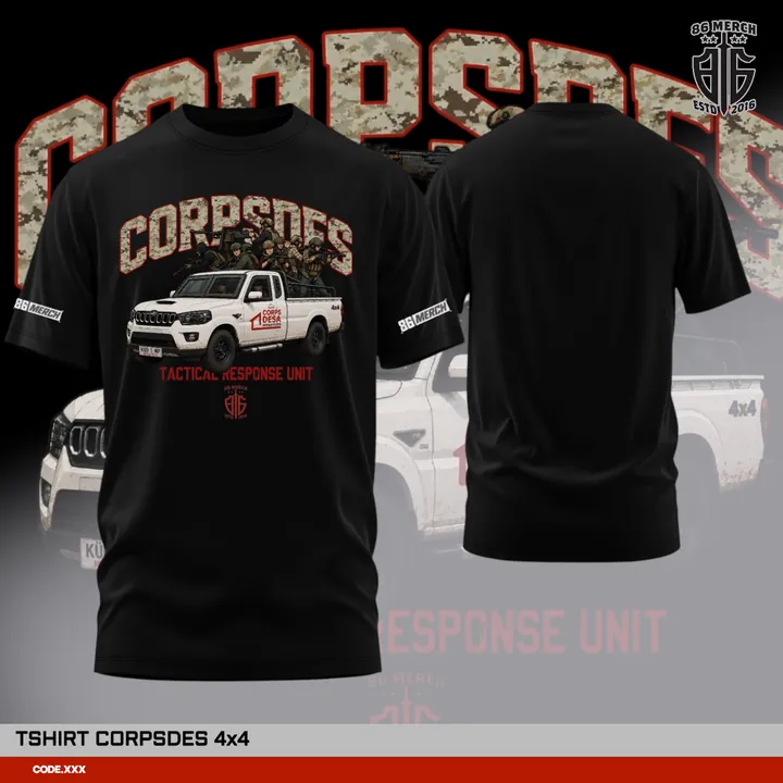 T-SHIRT CORPSDES 4x4