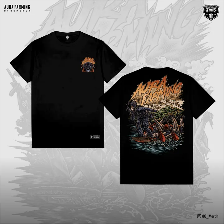 TSHIRT AURA FARMING BY 86MERCH TSH-AUR-75