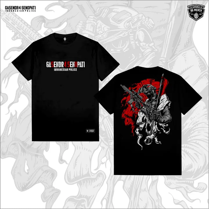 TSHIRT GASENDRA MERAH PUTIH TSH-GAS-15