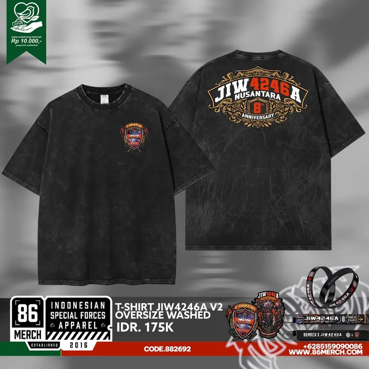 TSHIRT JIW4246A OVERSIZE 8th ANNIVE V2
