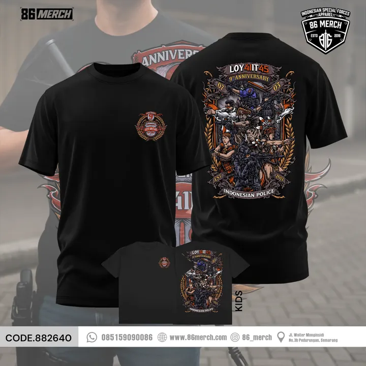 TSHIRT LOY41IT45 9th ANNIVERSARY
