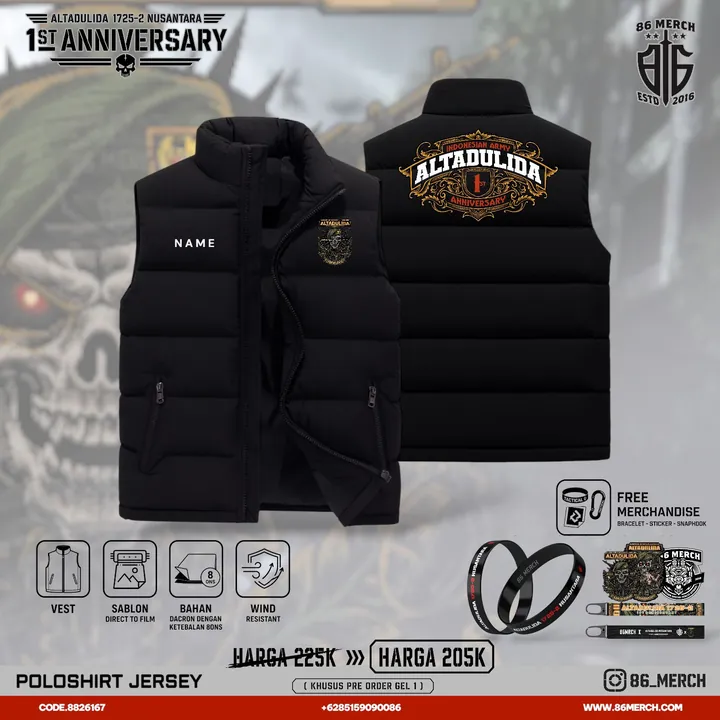 VEST (ROMPI) ALTADULIDA 1 Th ANNIVERSARY