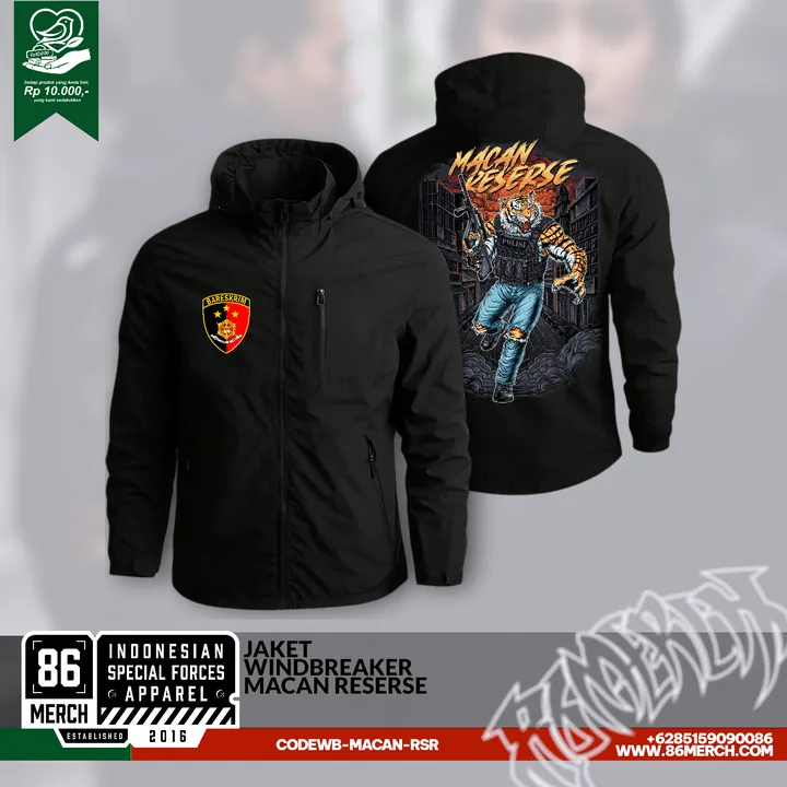 WINDBREAKER MACAN RESERSE 86 MERCH
