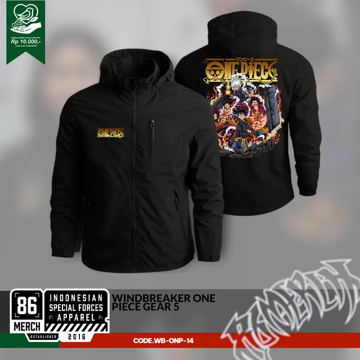 WINDBREAKER ONE PIECE GEAR 5 WB-ONE-14