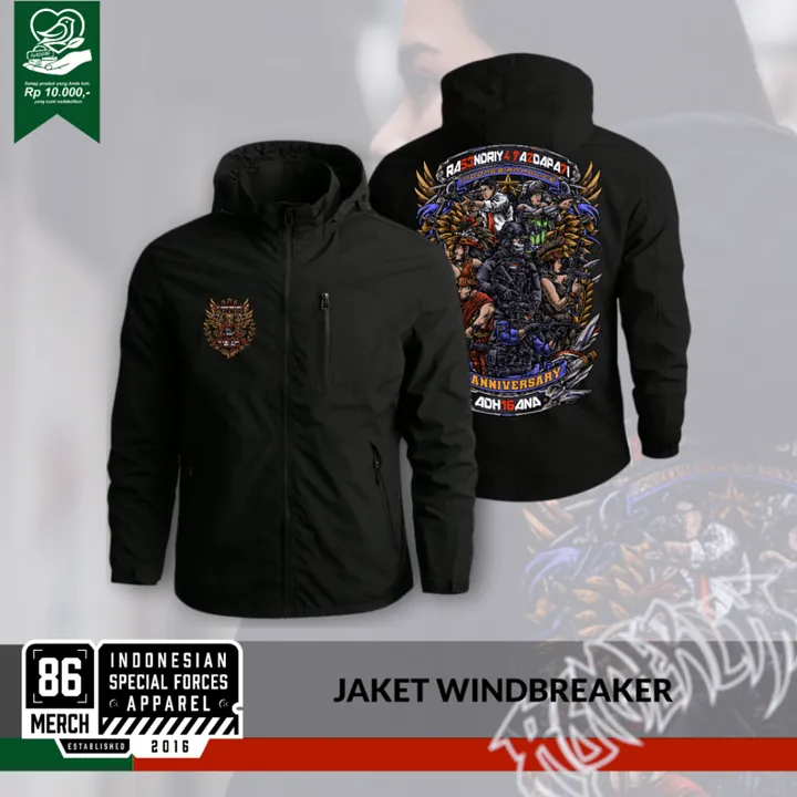 WINDBREAKER RA53NDRIY4 9A2DAPA7I ADH16ANA 3TH ANNIVERSARY